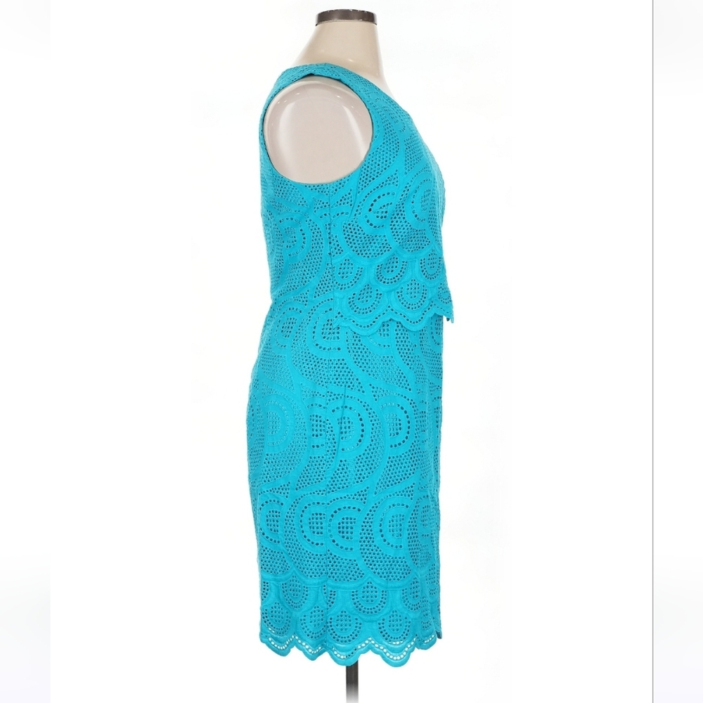 Antonio Melani Sleeveless Lace Regina Dress, Marina Landscape, Size 14 - Picture 4 of 8